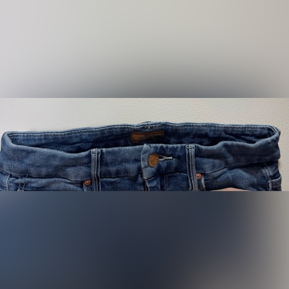 MOTHER Jeans Women’s Size 25 High Waisted Looker Ankle Fray in Walking on Coals - Picture 9 of 14